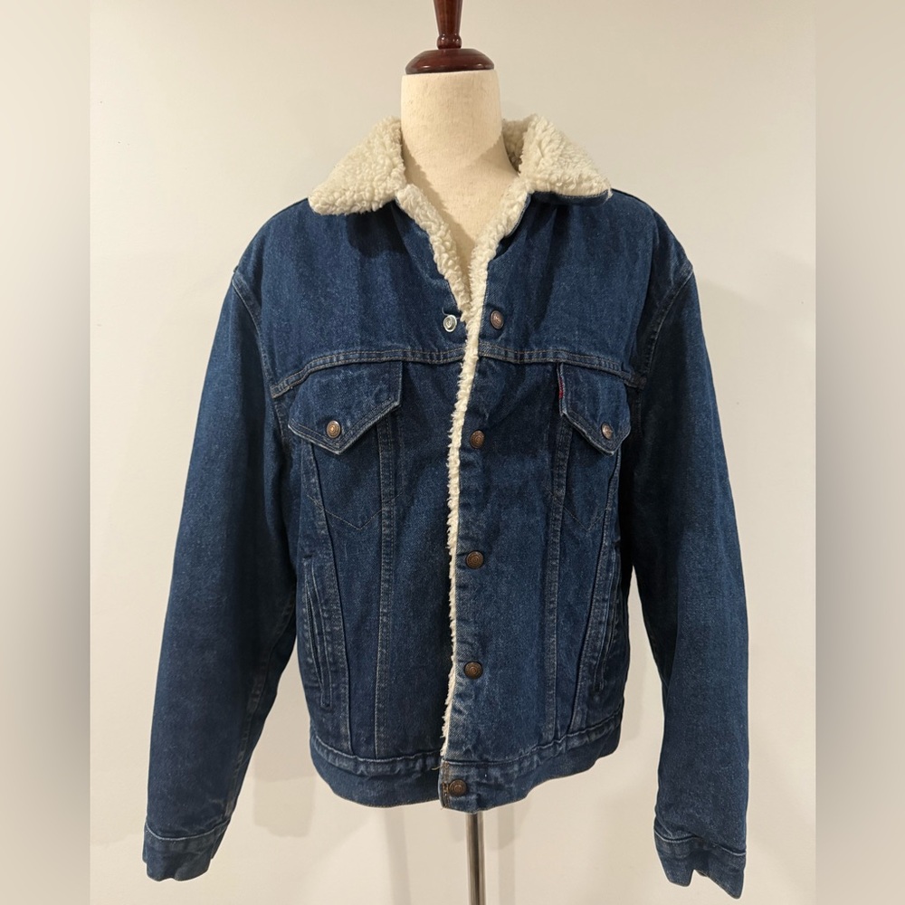 Vintage Levi's Sherpa lined Jean jacket